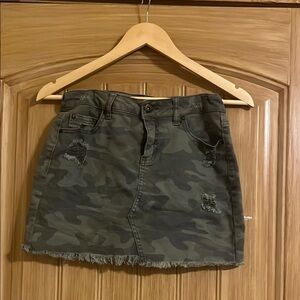 Camouflage Mini Skirt